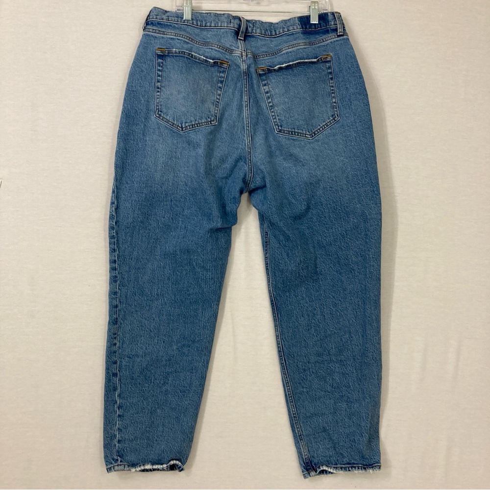 Abercrombie & Fitch The Dad High Rise Curve Love Jeans size 16 Short - Picture 8 of 10